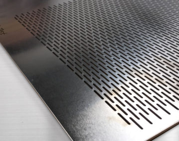 Laser Cut and Polished Perforated Plate