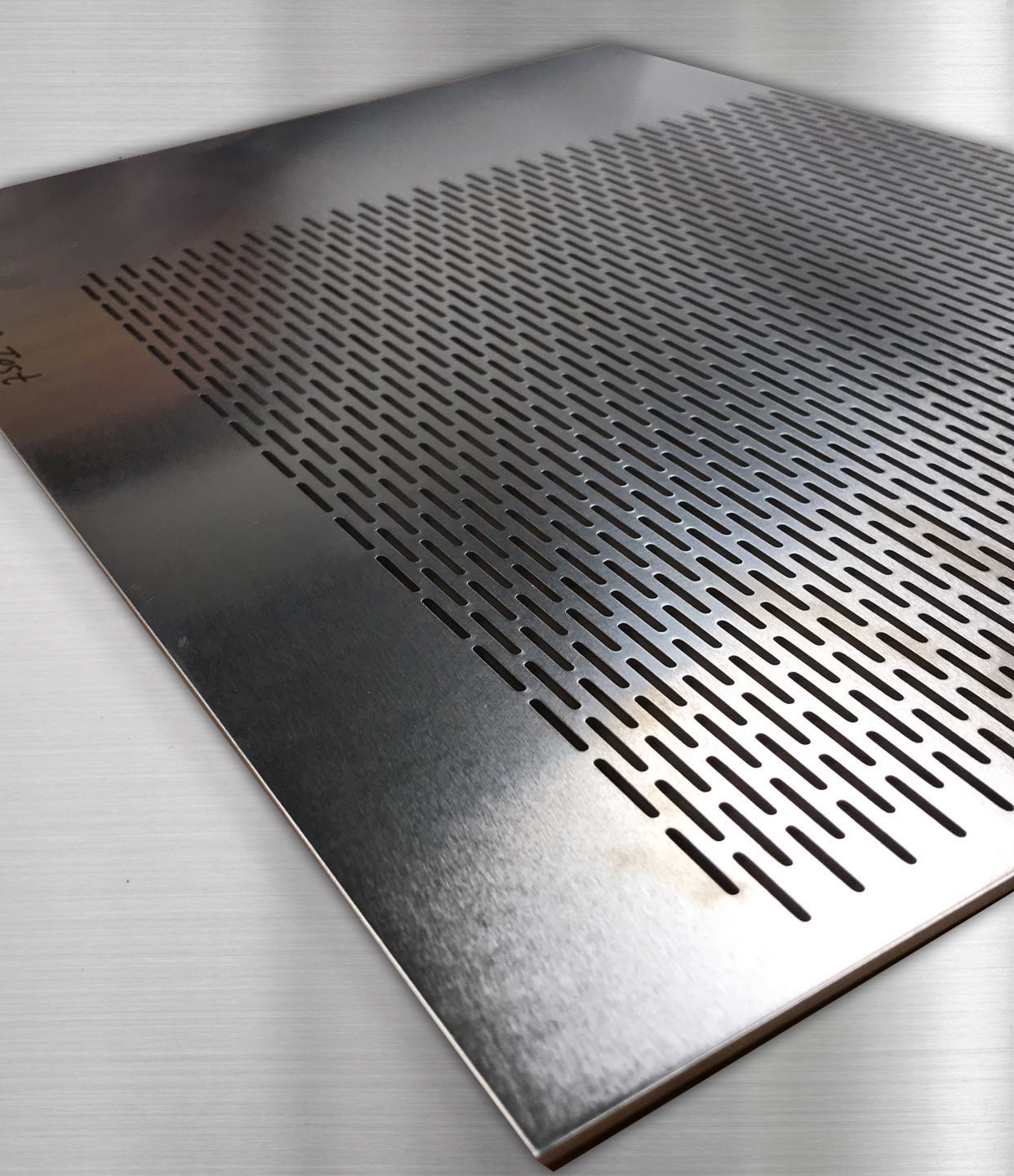 Laser Cut and Polished Perforated Plate