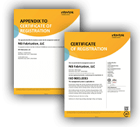 ISO 9001:2015 certification icons